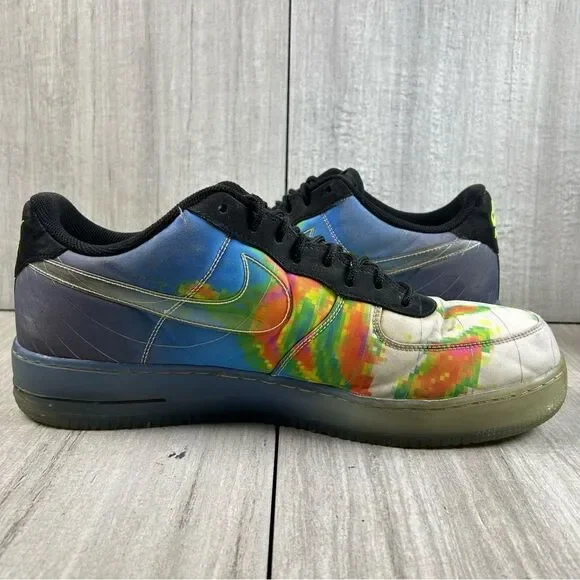 RARE Nike Air Force 1 Comfort PRM Weatherman Sneaker 599457-100 Mens Size 14